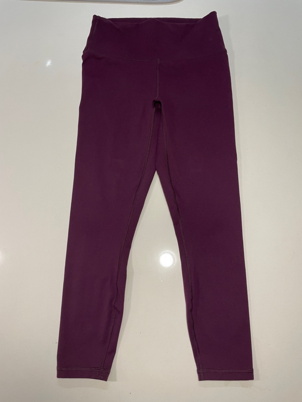 Fabletics Deep Plum High-Waist Leggings